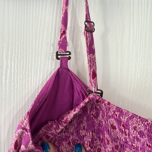 Knox Rose - Pink Floral Strapless Jumpsuit - Picture 10 of 12